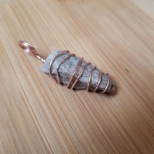 🆕️Wire Wrapped Rock Pendant 6